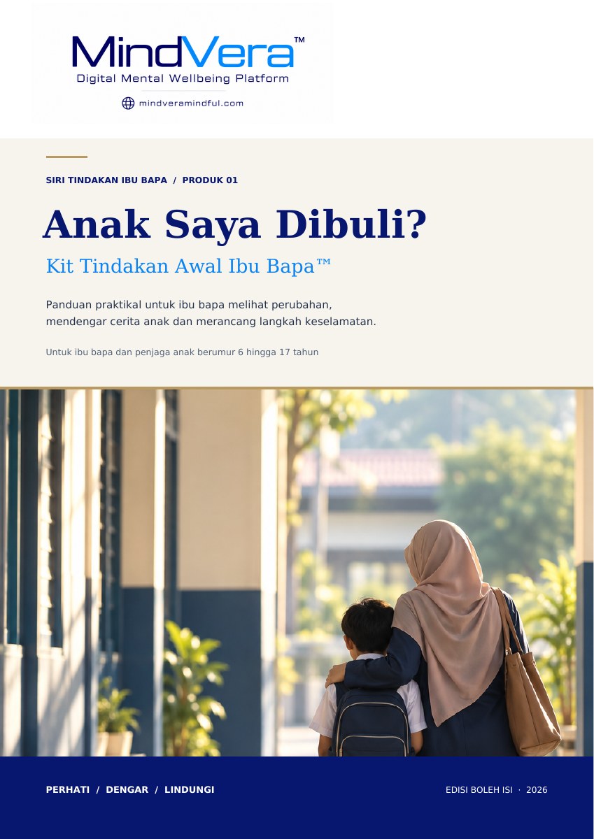 Muka depan kit Anak Saya Dibuli? oleh MindVera
